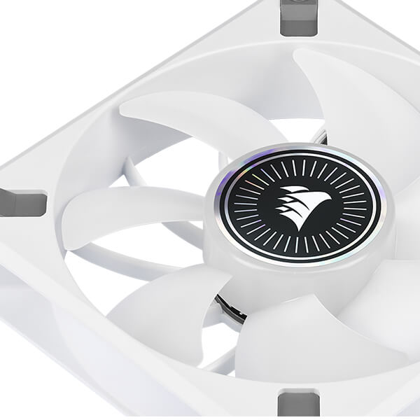 Corsair iCUE ML120 RGB Elite Premium 120mm PWM Magnetic Levitation Triple Fan Kit (White)
